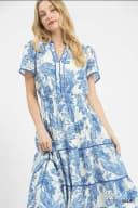 Timeless in Blue Dress