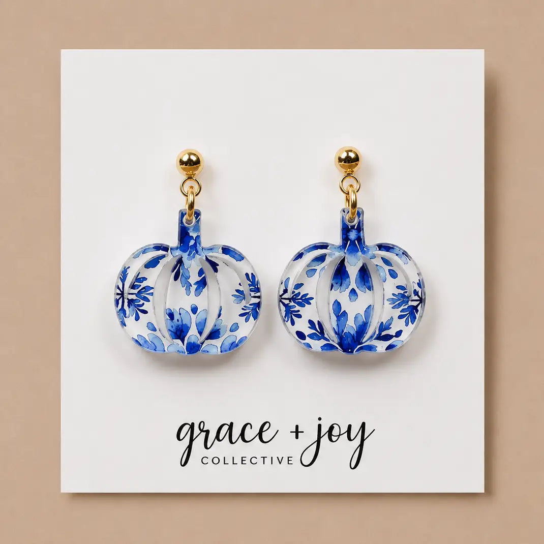 Dazzling Pumpkin Earrings