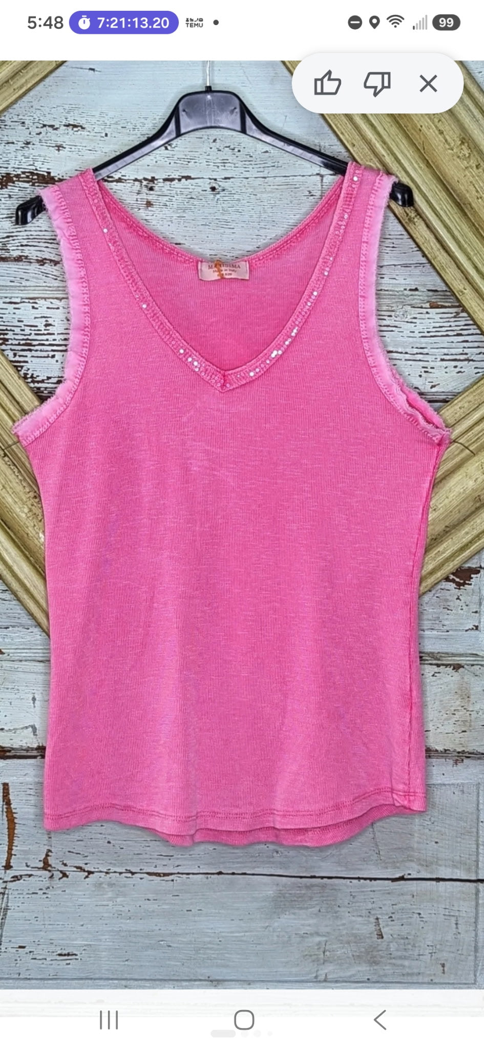 The V-Neck Italian Tank Tops