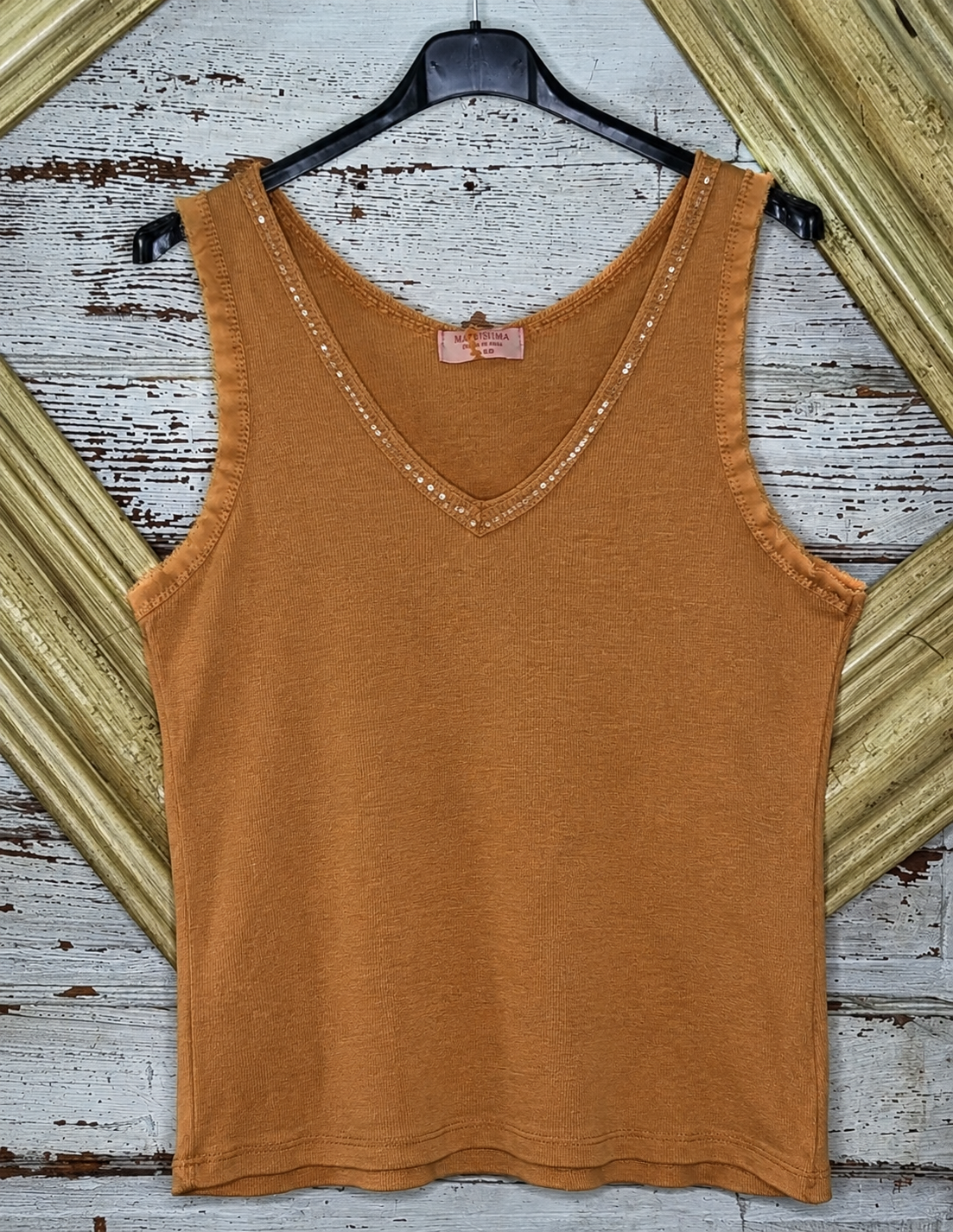 The V-Neck Italian Tank Tops